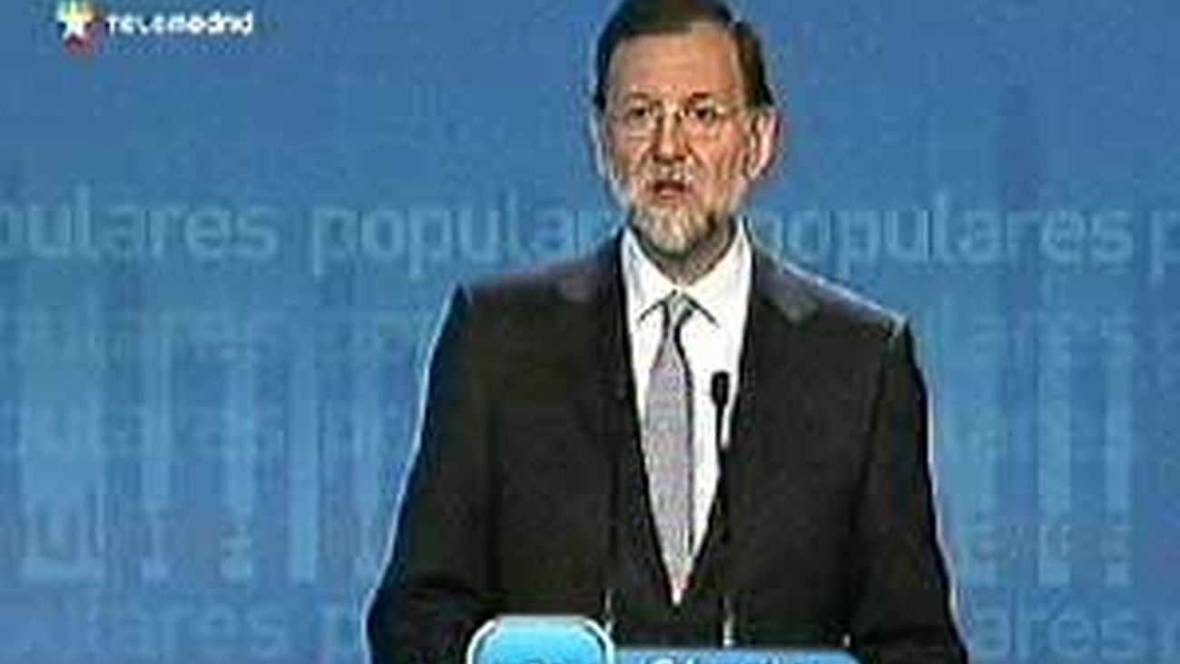 Rajoy promete gobernar con "responsabilidad· y "para todos"