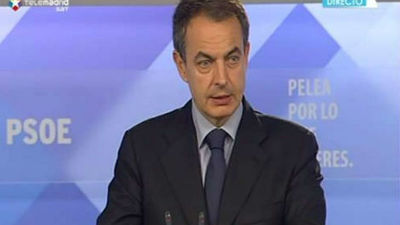 Zapatero anuncia el Congreso Federal del  PSOE para la primera semana de febrero