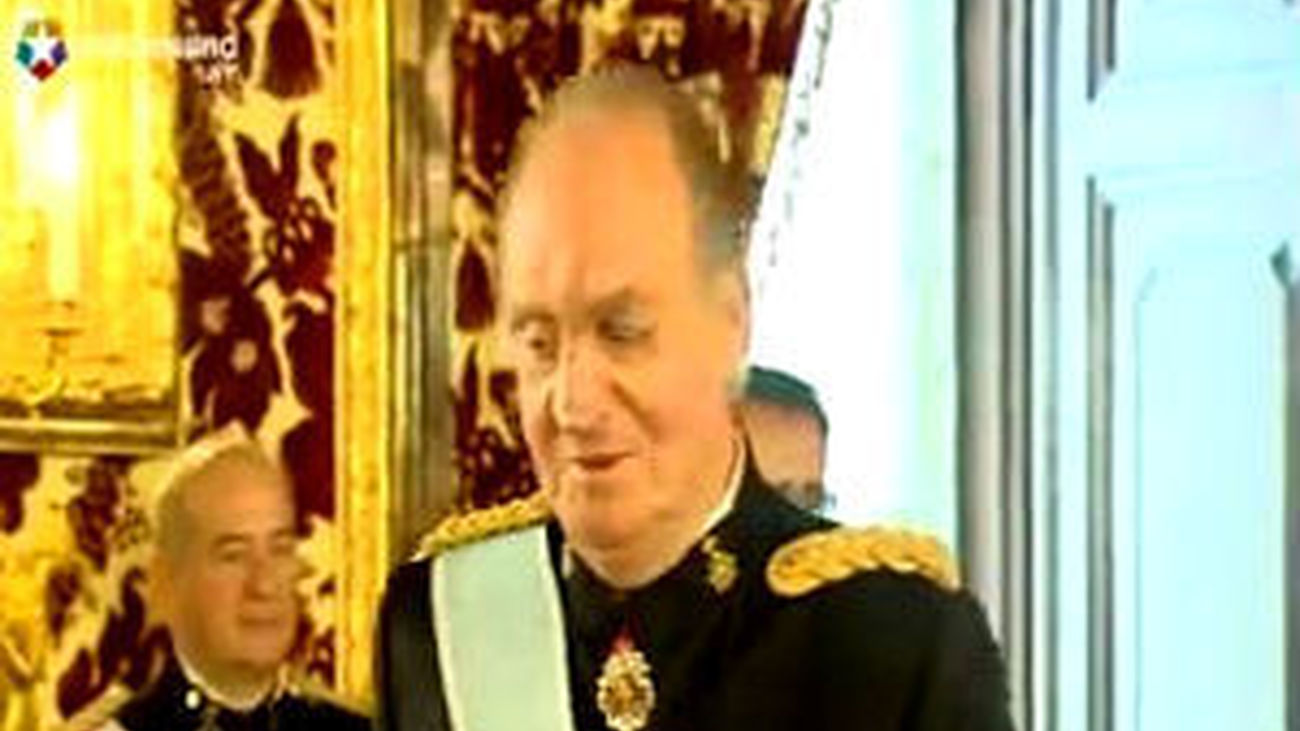 El Rey sufre un accidente doméstico que le causa un hematoma en el ojo