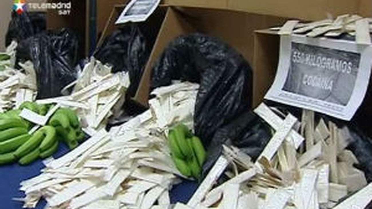 Once detenidos e intervenidos 550 kilos de cocaína en una operación en Madrid y Algeciras