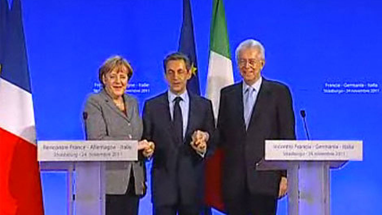 Carrusel Merkel Sarkozy Monti