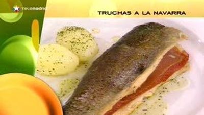 Truchas a la navarra