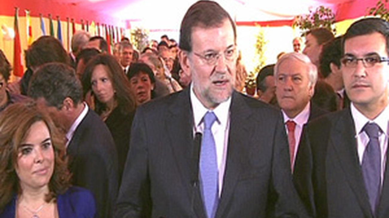 Declaraciones de Rajoy el día de la Constitución