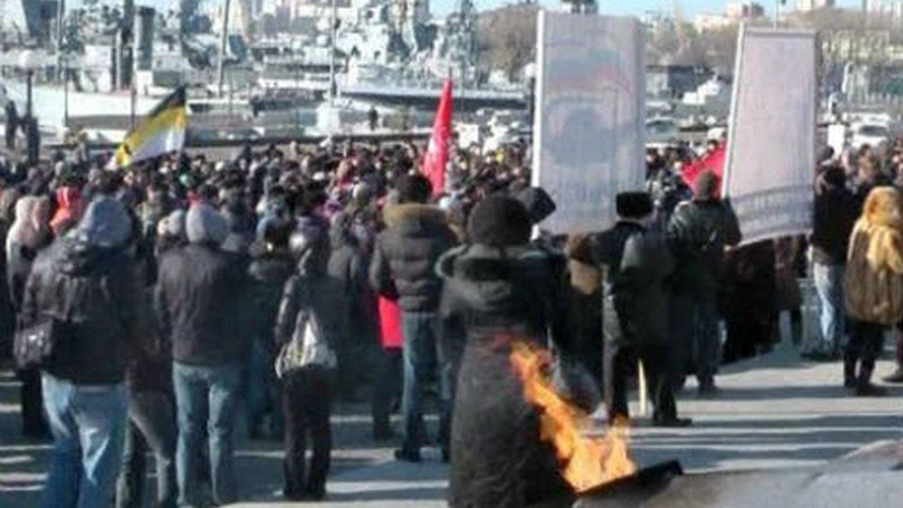 manifestaciones en Rusia