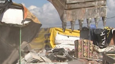 Derribadas las últimas chabolas de Las Mimbreras