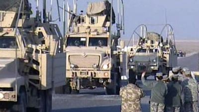 Salen de Irak los últimos soldados estadounidenses