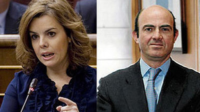 Sáenz de Santamaría vicepresidenta y Luis de Guindos ministro de Economía