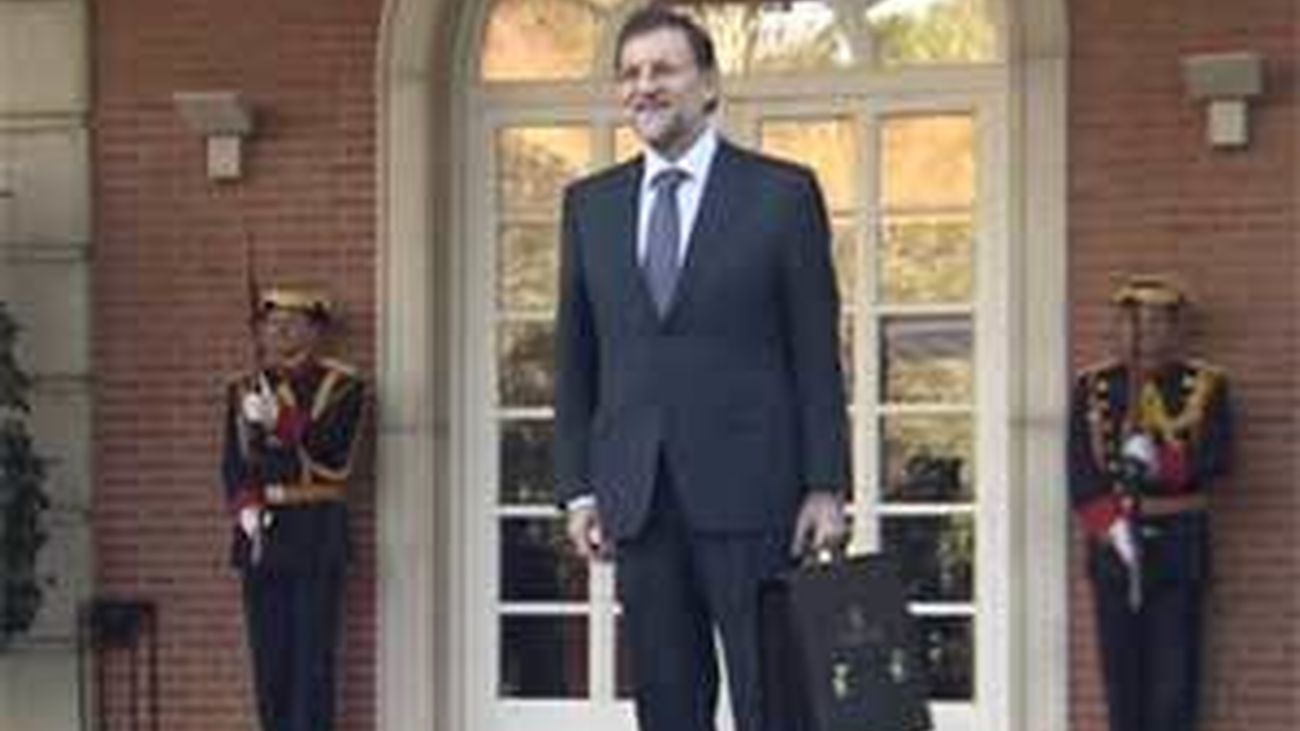 Rajoy llega a la Moncloa