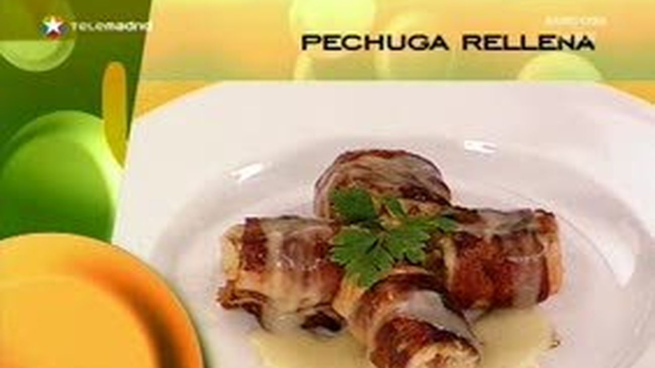 Pechuga de ave rellena