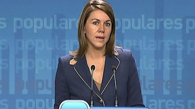 Cospedal ve "incomprensible" que Griñán, Rubalcaba  y Chacón no den "ninguna explicación" sobre los ERE