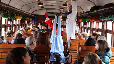 El Museo del Ferrocarril pone en marcha el Tren de  Navidad