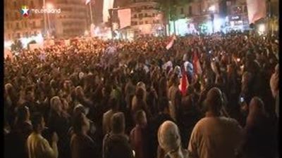 Masiva vigilia en la plaza Tahrir en recuerdo de los muertos en la revolución
