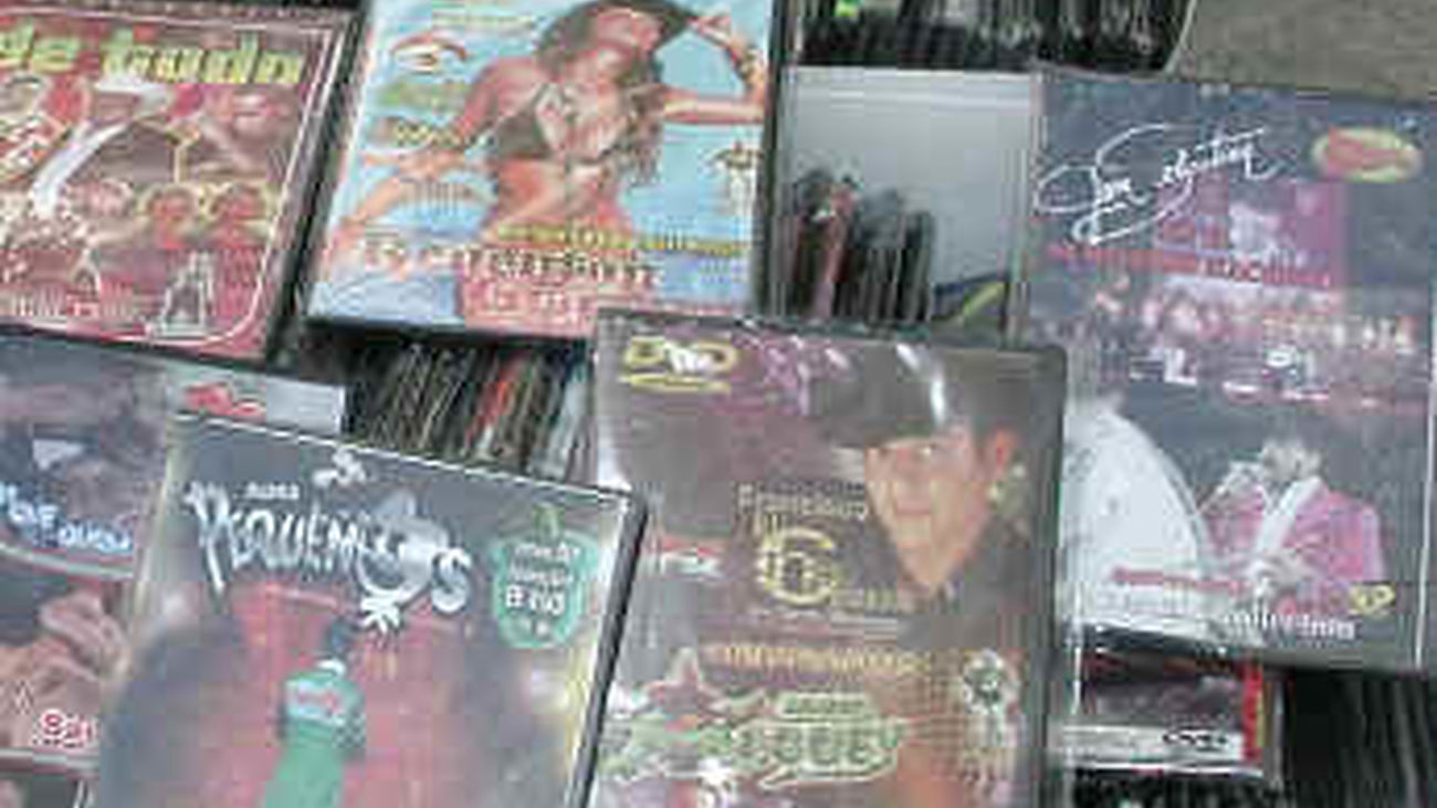 La Policía interviene 60.332 CD y DVD falsificados valorados en 900.000 euros