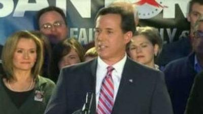 Santorum podría retirarse de la carrera electoral por la enfermedad de su hija