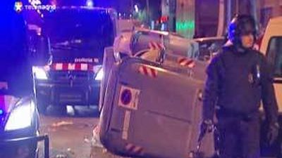 Incidentes y cuatro detenidos por el asesinato de un senegalés en Barcelona