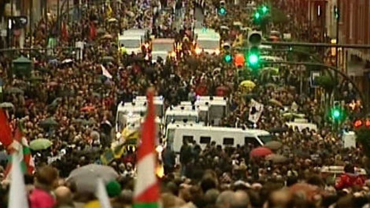 Manifestación en Bilbao