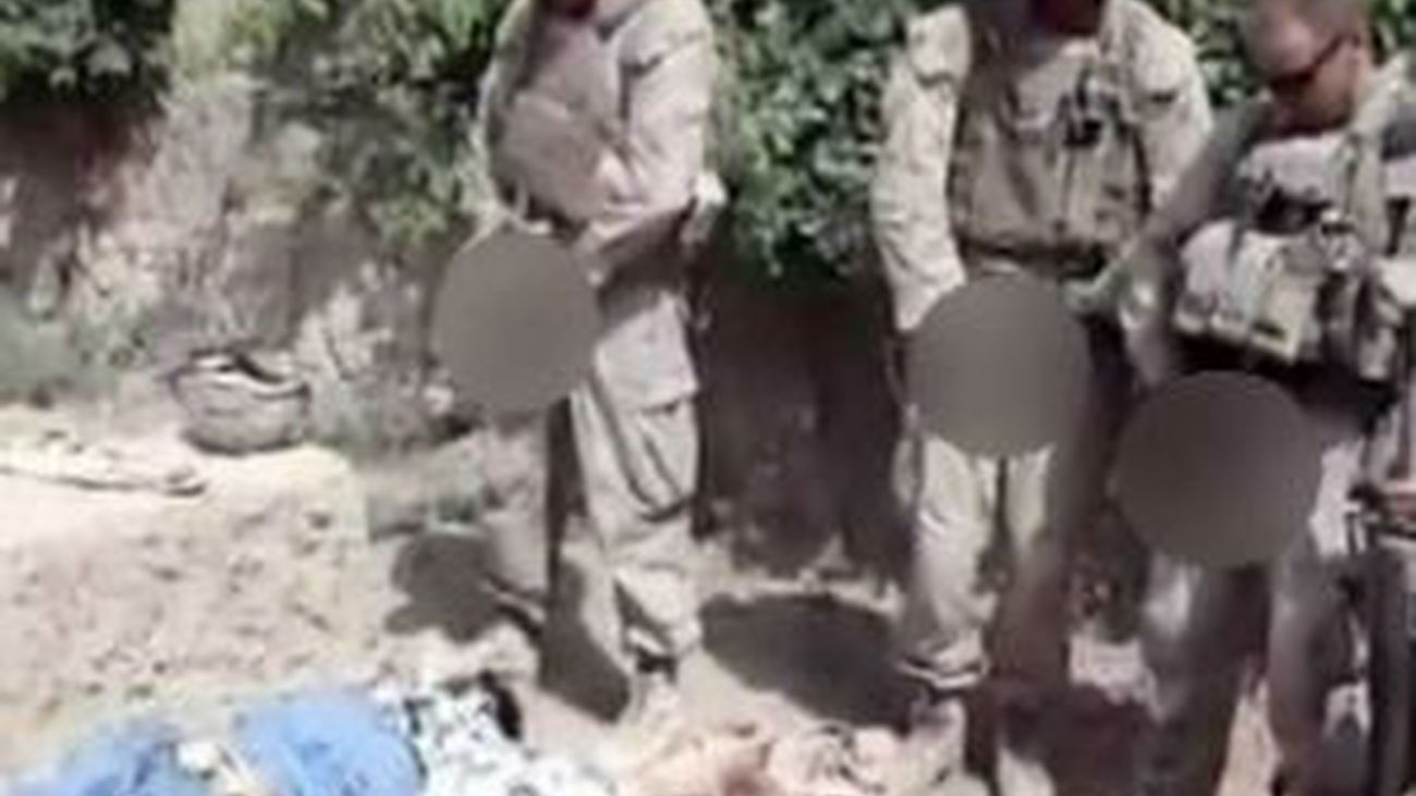 EEUU investiga el vídeo en que marines orinan sobre cadáveres talibanes