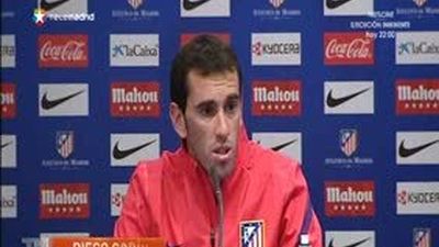 Godín: "Simeone siempre está encima inculcando ánimo"