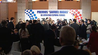 Aguirre y Aznar reciben el premio Hadas por su amistad con Israel
