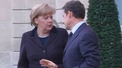 Merkel y Sarkozy ofrecen un plan de seis puntos a Van Rompuy para cumbre UE