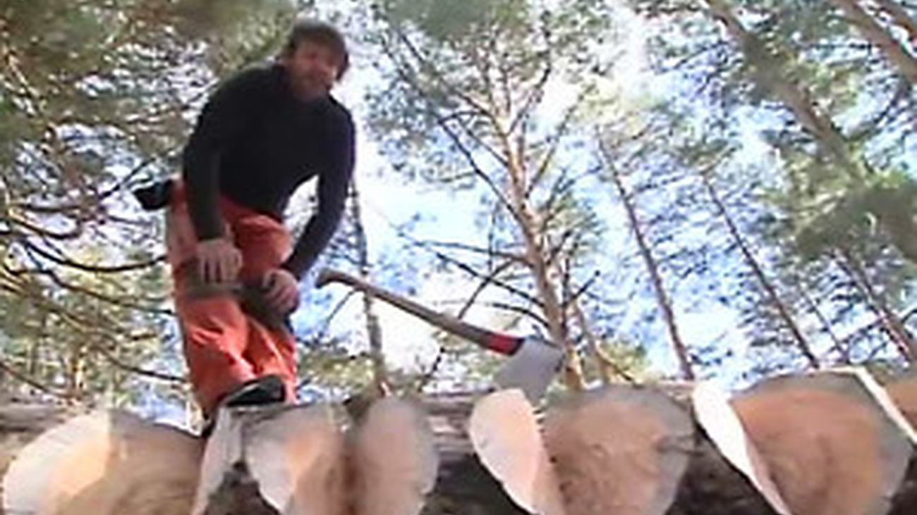 Un aizkolari madrileño