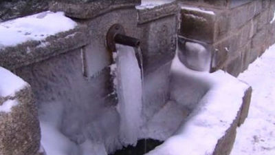 Alerta naranja por  temperaturas mínimas de hasta -11 grados en la Sierra