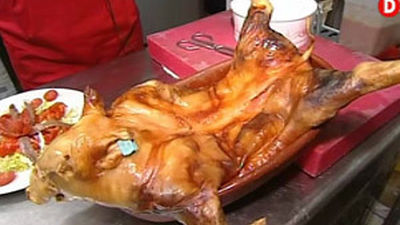 Cochinillo con acento segoviano