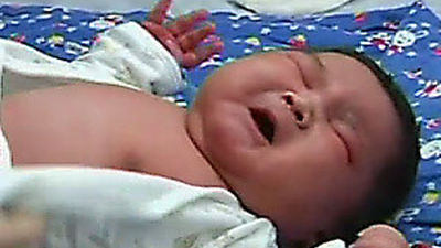 Un bebé chino de 7 kilos