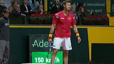 1-0. Juan Carlos Ferrero vence a Kukushkin y coloca a España con ventaja