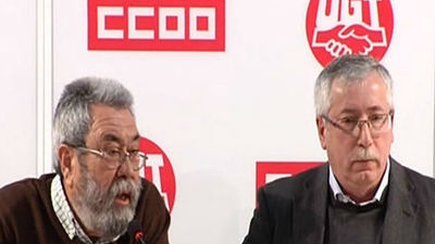 Los sindicatos se manifestarán en toda España el  19 de febrero para "clamar" contra la reforma laboral