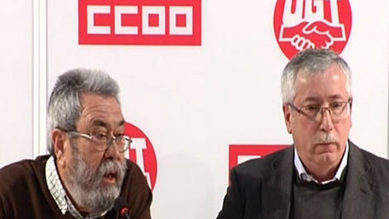 Los sindicatos se manifestarán en toda España el  19 de febrero para "clamar" contra la reforma laboral