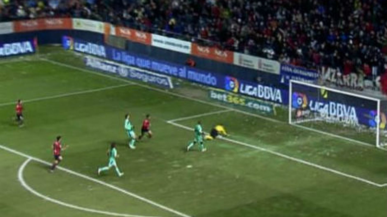 Barcelona pierde ante el Osasuna