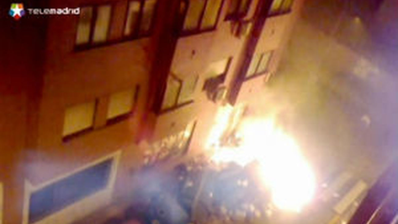 Cuatro contenedores de basura han ardido esta noche en Valdemoro