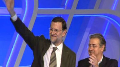 Rajoy, reelegido presidente del PP con el 97,56 por ciento de los votos