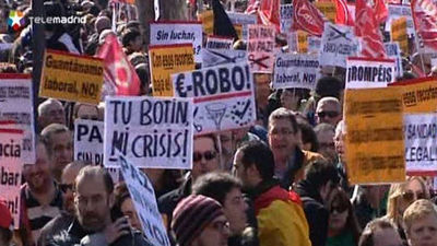 Madrid acoge 33 manifestaciones y concentraciones, la mayoría por "recortes"