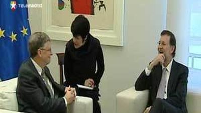 Rajoy traslada a Bill Gates el compromiso de España de seguir con la agenda del desarrollo