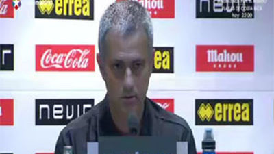 Mourinho: "El Rayo no merecía la derrota"
