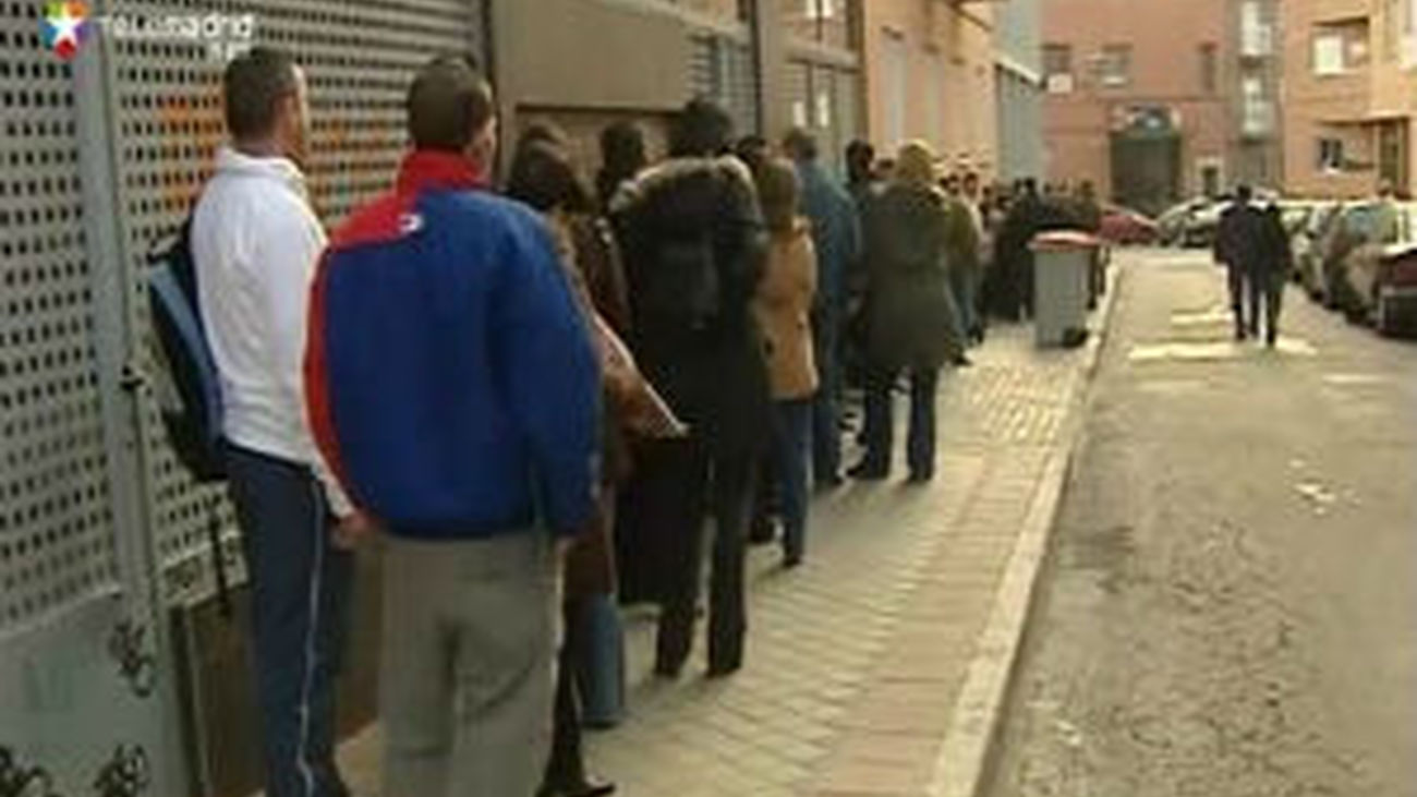 Nuevo récord de desempleo en la zona euro con España a la cabeza