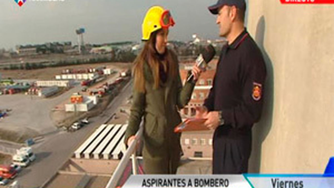 Aspirantes a bombero en la Comunidad
