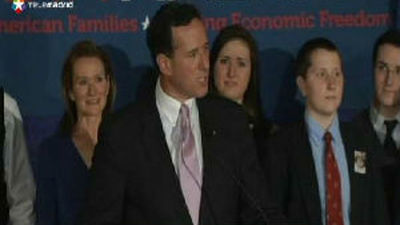 Giro en las primarias republicanas con los triunfos de Santorum en Alabama y Misisipi