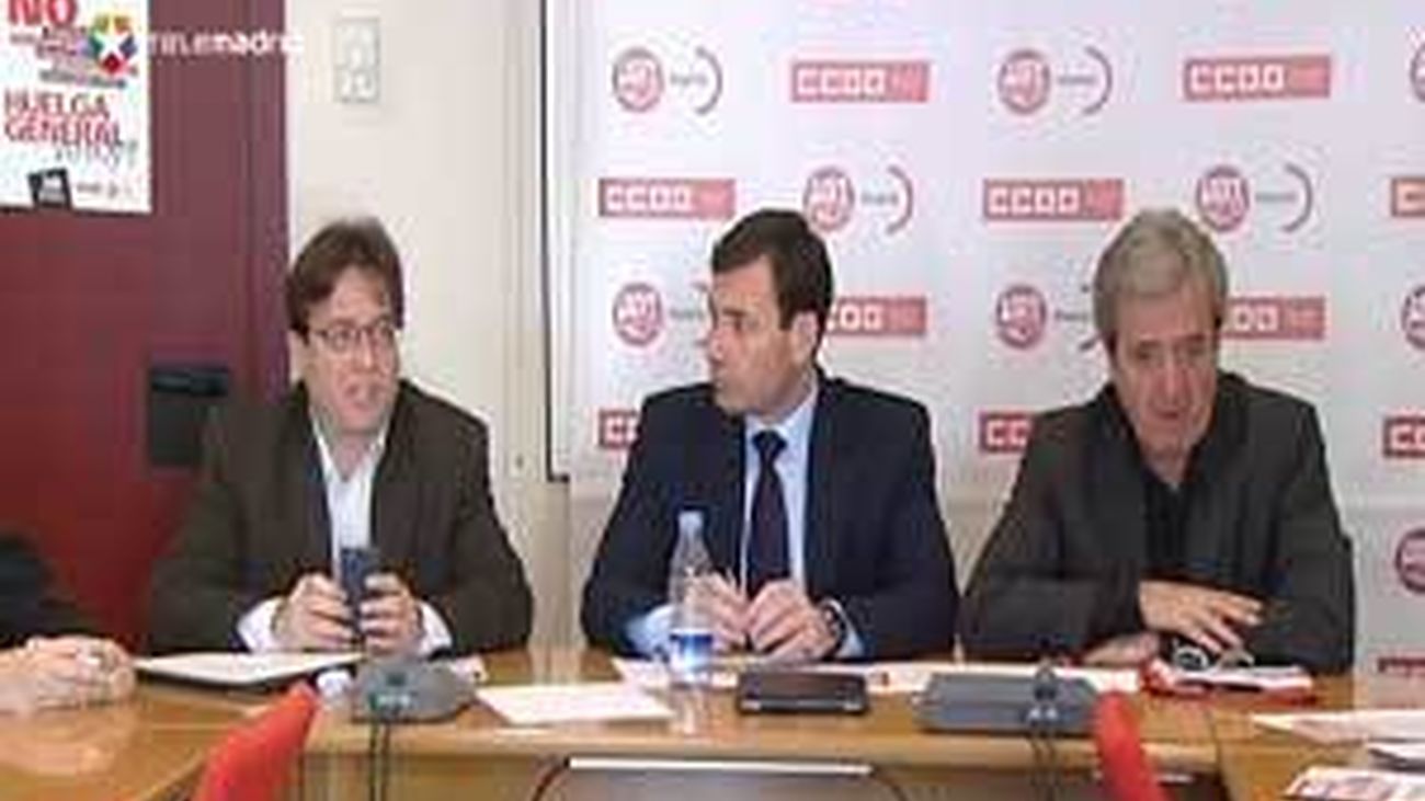 UGT y CCOO piden a Aguirre negociar los servicios mínimos del 29-M en Madrid