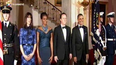 Obama homenajea a Cameron con la mayor cena de gala de su mandato