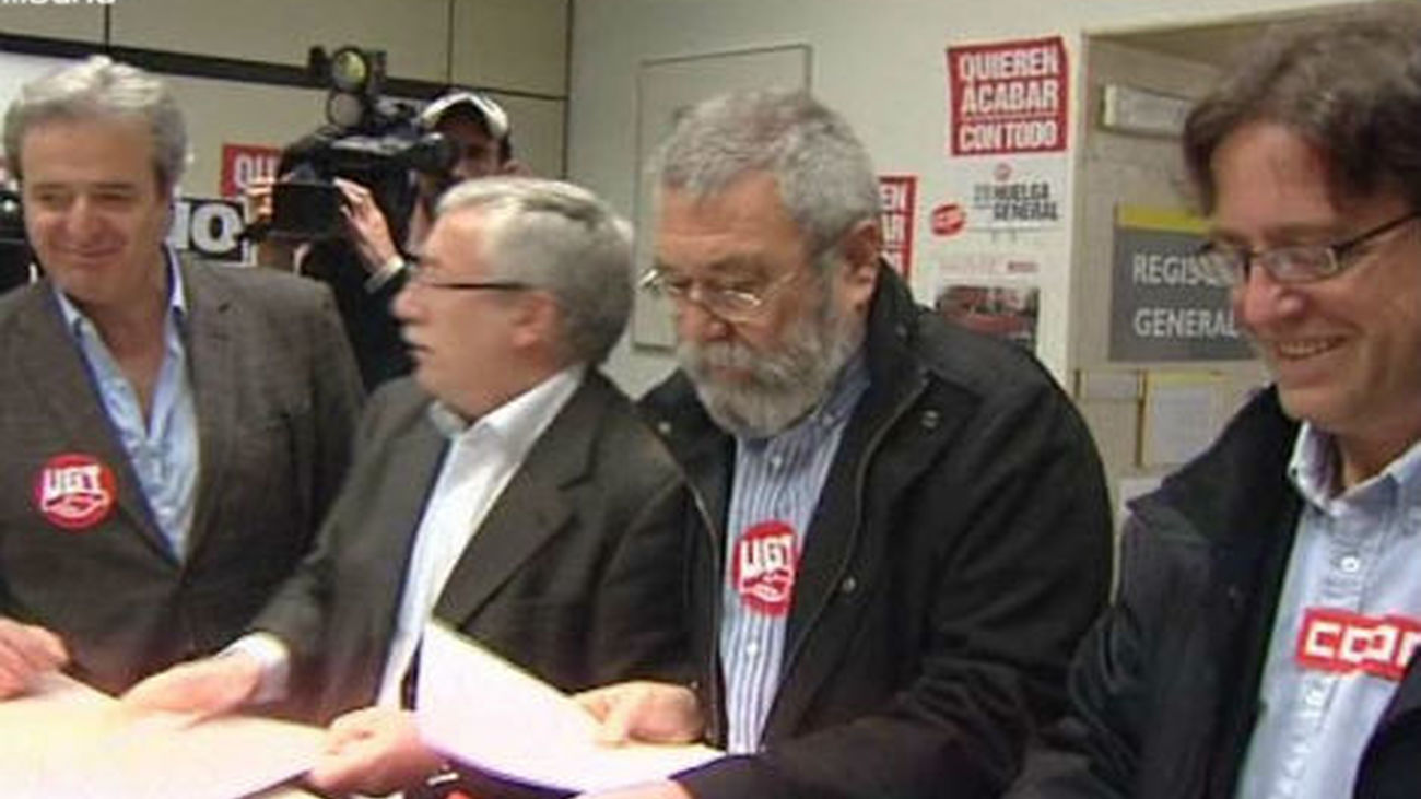 CCOO y UGT proponen para el 29M los mismos servicios mínimos pactados en 2010