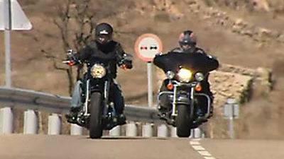 Madrid en moto: A Guadalix en Harley