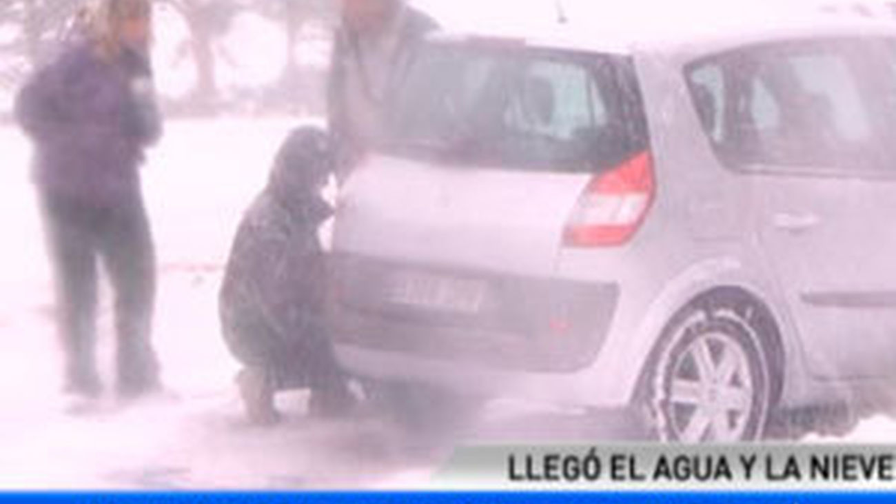 La primavera, con nieve entra