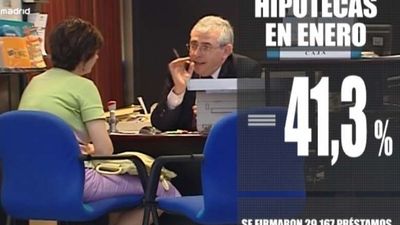 La firma de hipotecas cae el 41,3 % en enero y suma 21 meses a la baja