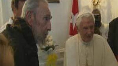 Benedicto XVI se reúne con Fidel Castro