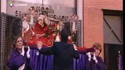 Solemne procesión del Cristo del Pozo en la apertura de la Semana Santa madrileña