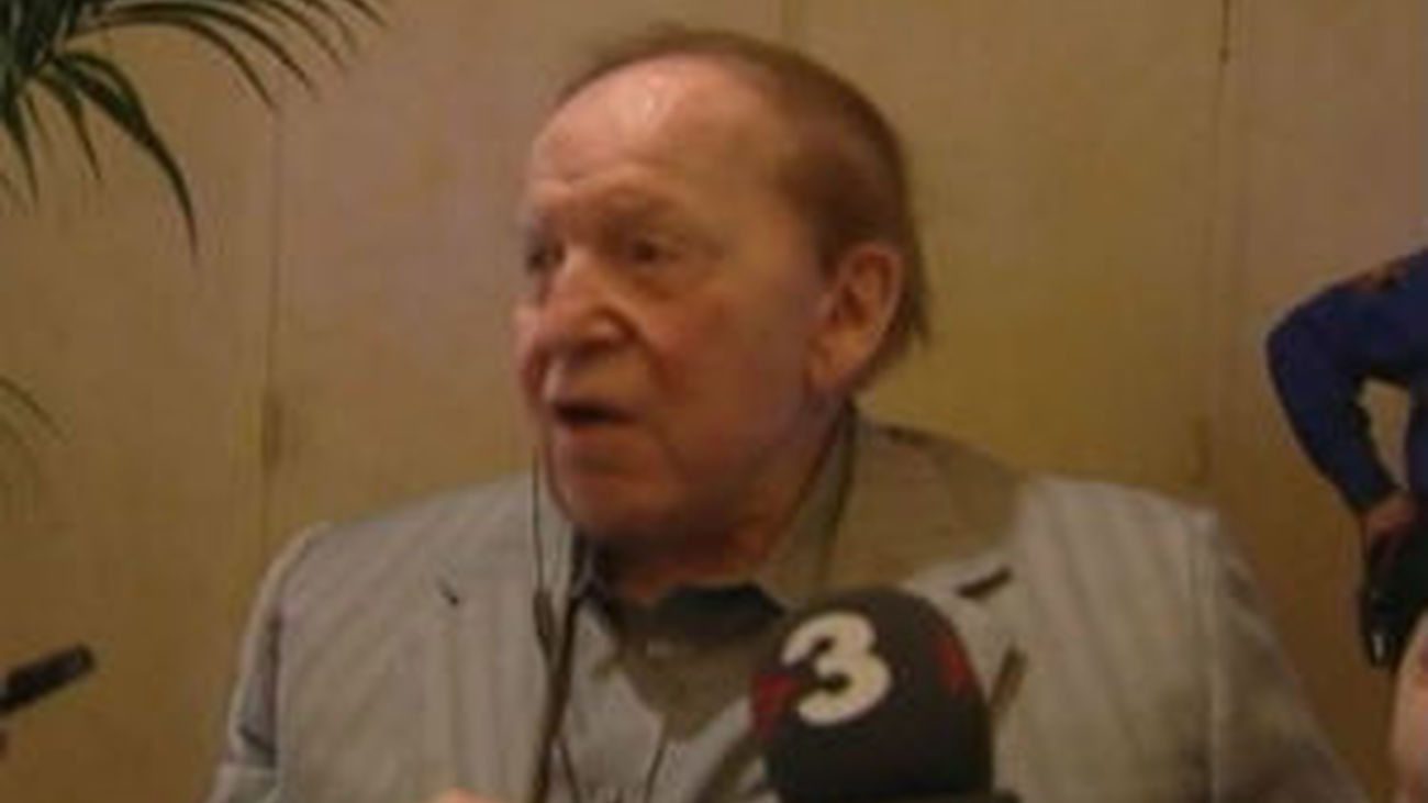 Adelson prevé que en un mes y medio se elegirá la ubicación de Eurovegas