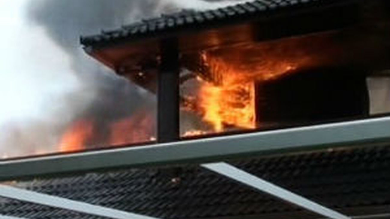 Incendio en un chalet en Torrelodones